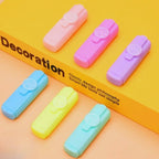 6 Pack Cute Mini Bear Highlighter Pen, Aesthetic Markers Highlighters