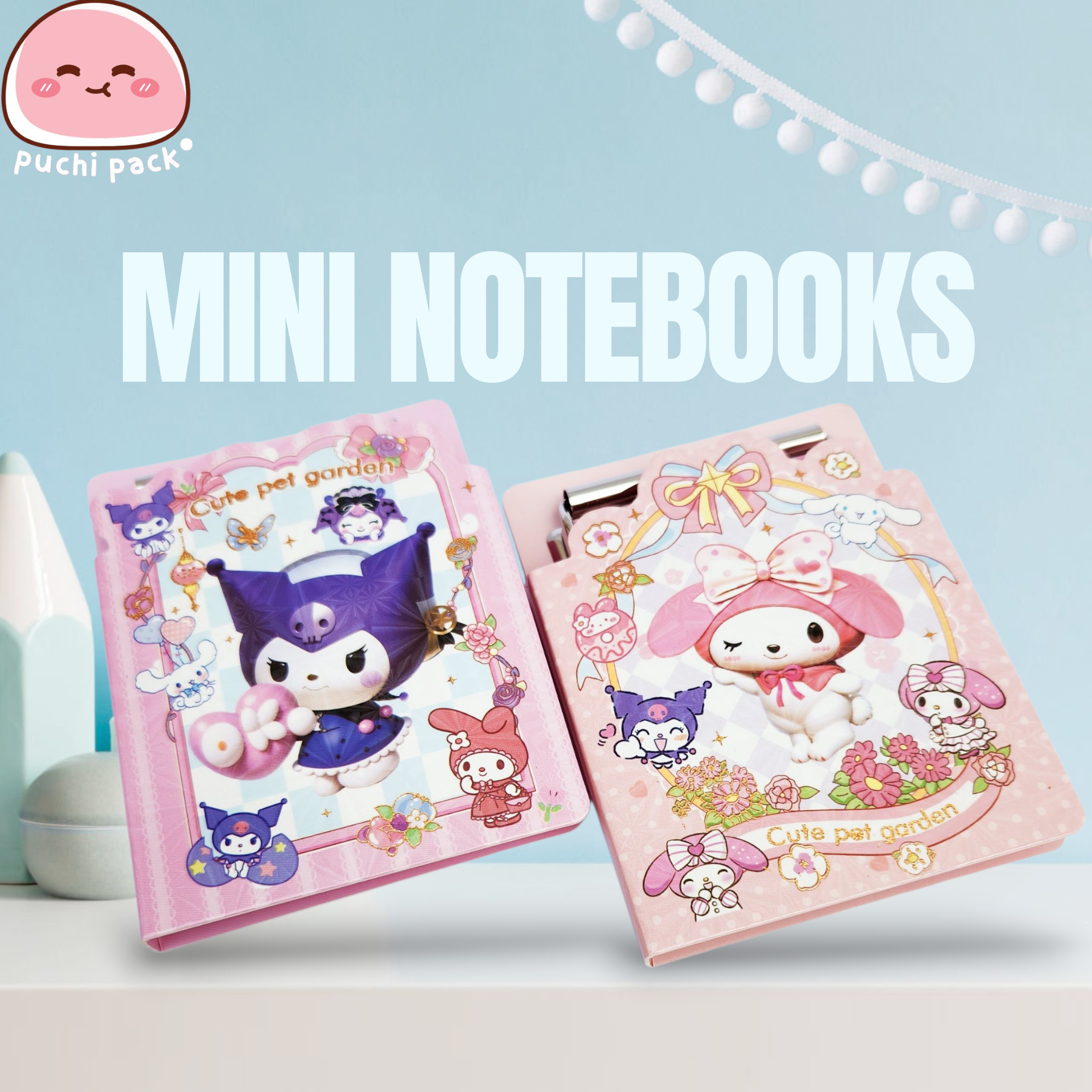 Mini Notepads with Clipper-Back-To-School Gifts,Travel Notebooks,Birthday Gifts