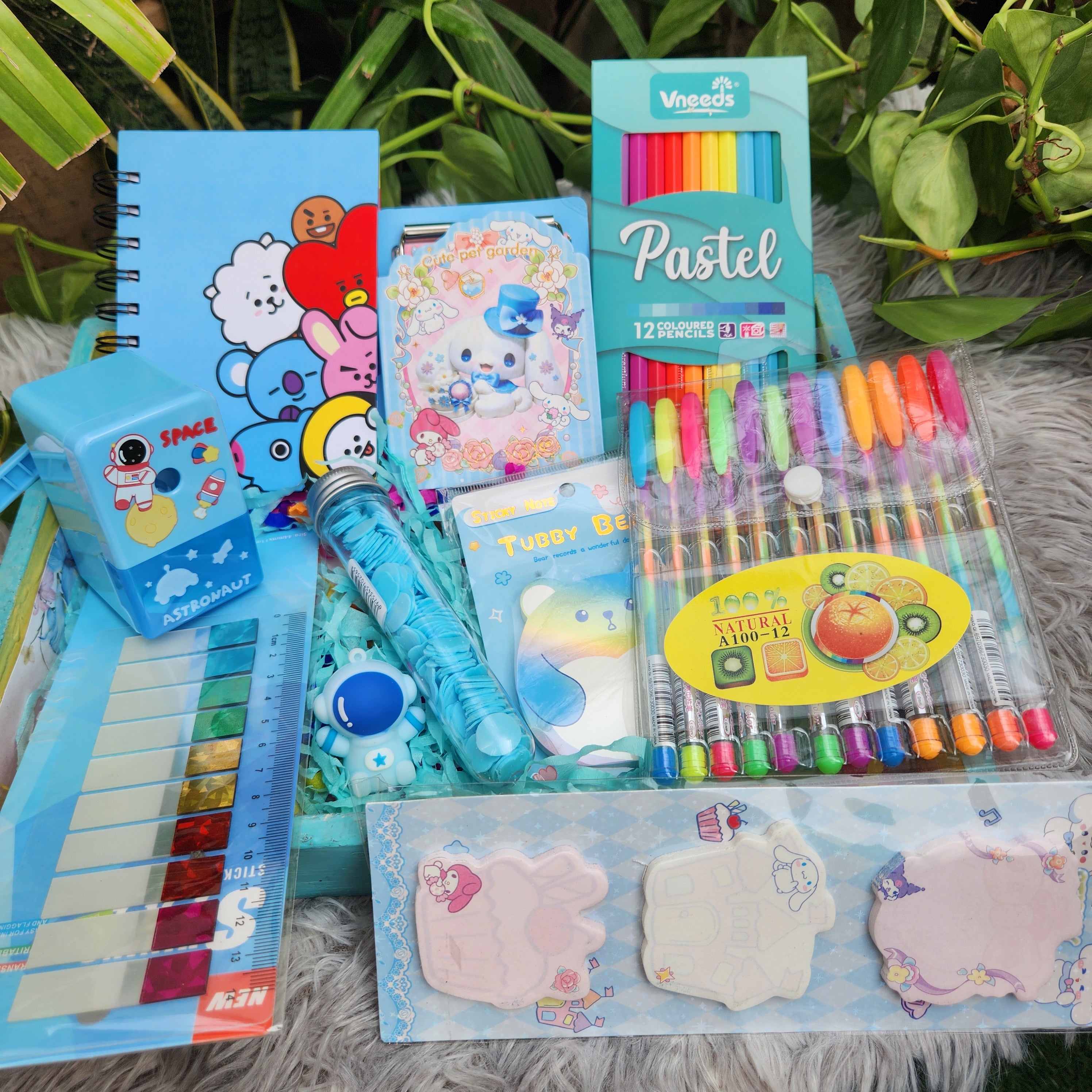 Blue Theme Stationery Pack- Birthday Gift