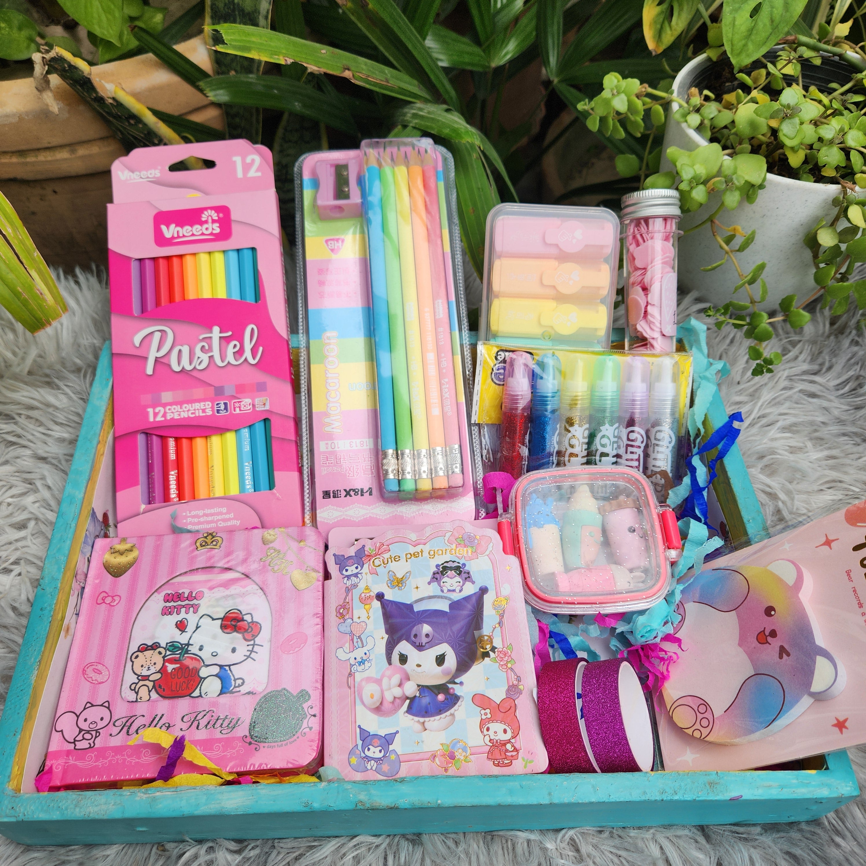 Pink for Princess- Pink Theme Stationery Bundle- Birthday Gift