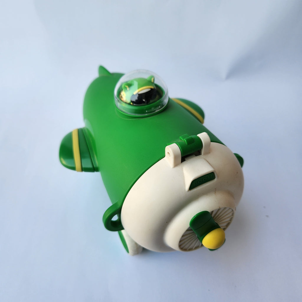 Plane Shaped Water Bottle-  Birthday Gift- Green