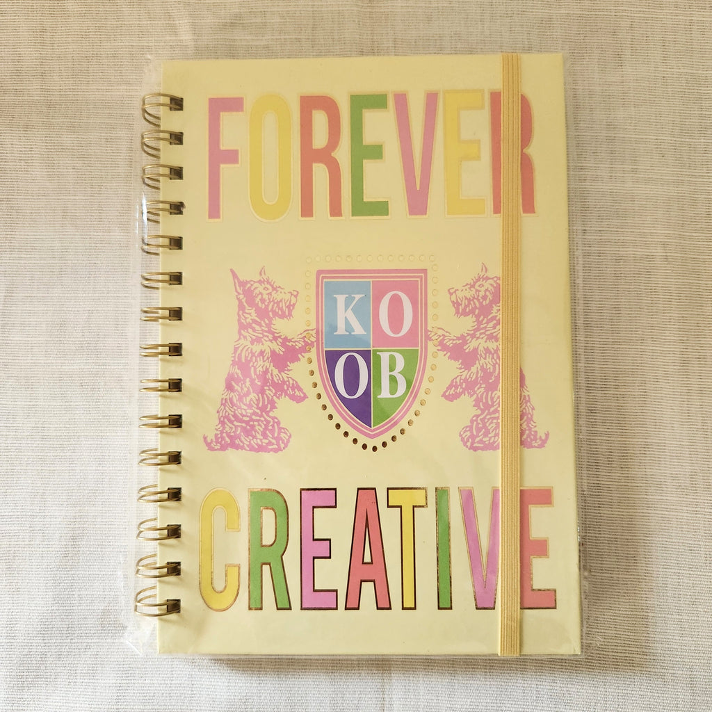 Aesthetic Spiral Notebook Journal, College Ruled