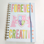 Aesthetic Spiral Notebook Journal, College Ruled