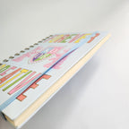 Aesthetic Spiral Notebook Journal, College Ruled