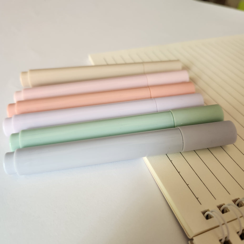 Aesthetic Cute Pastel Highlighters Set