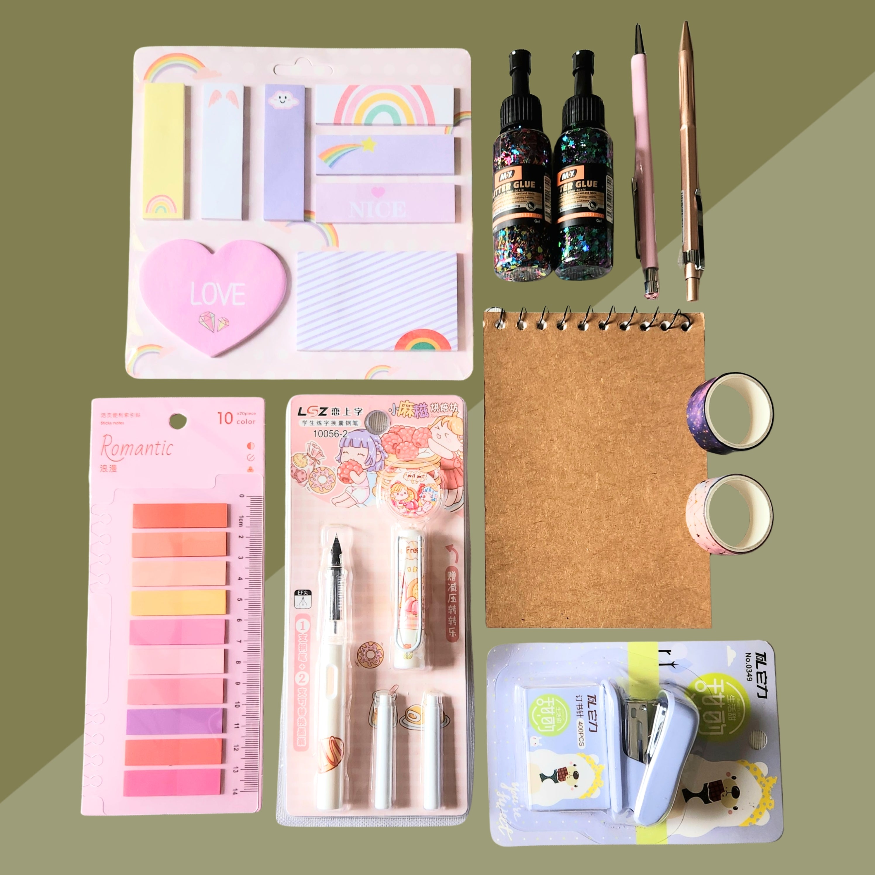 Teen Aesthetic Stationery Bundle
