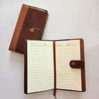 PU leather Lined Paper Journal/Diary/Notebook