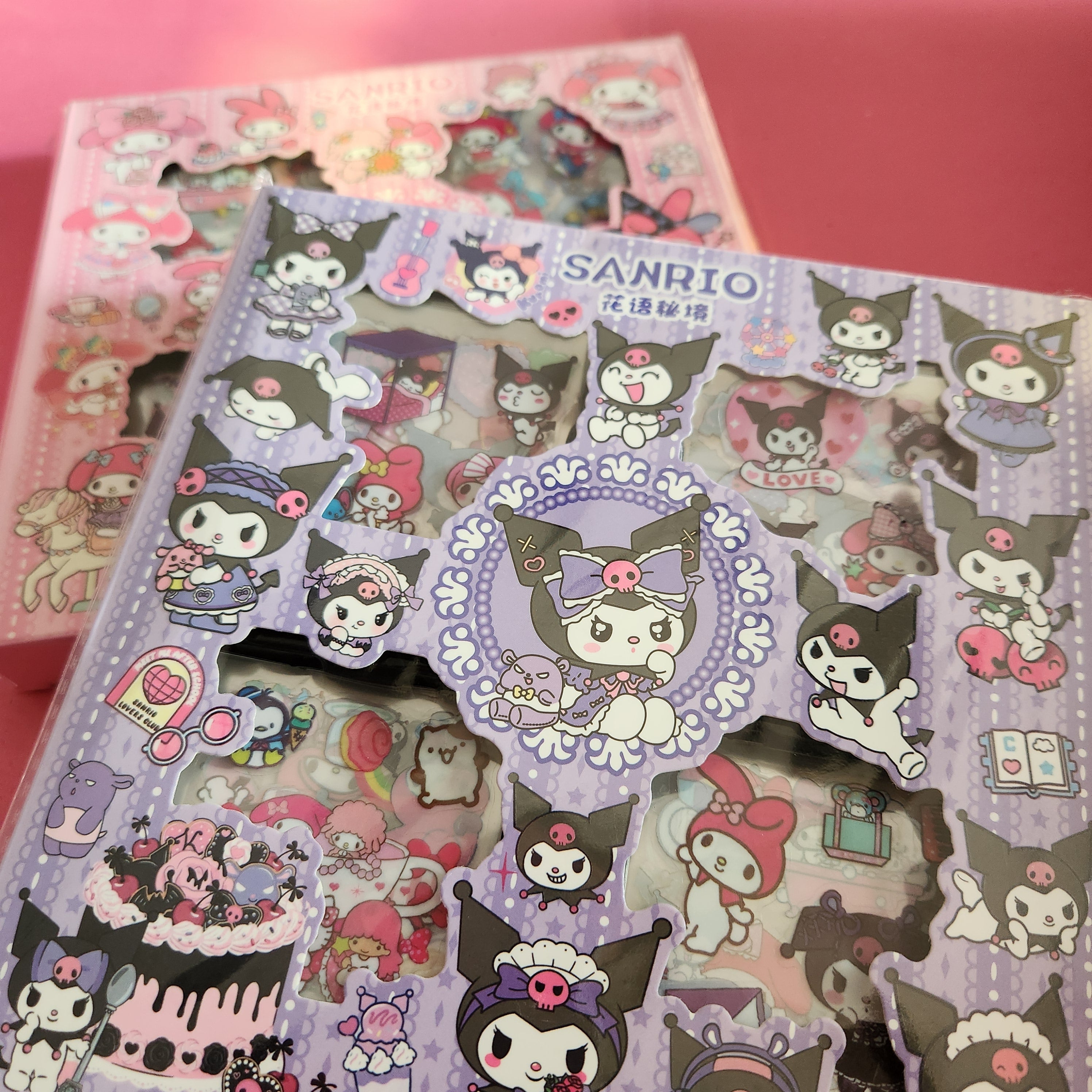 Sanrio Kuromi Sticker Pack – 100 Unique Designs